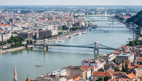 Budapest madártávlatból