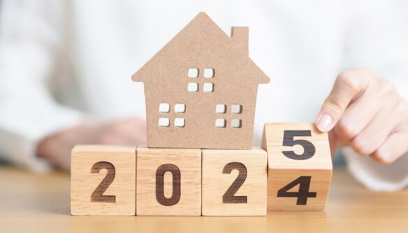 2024-2025 évszámok fakockán