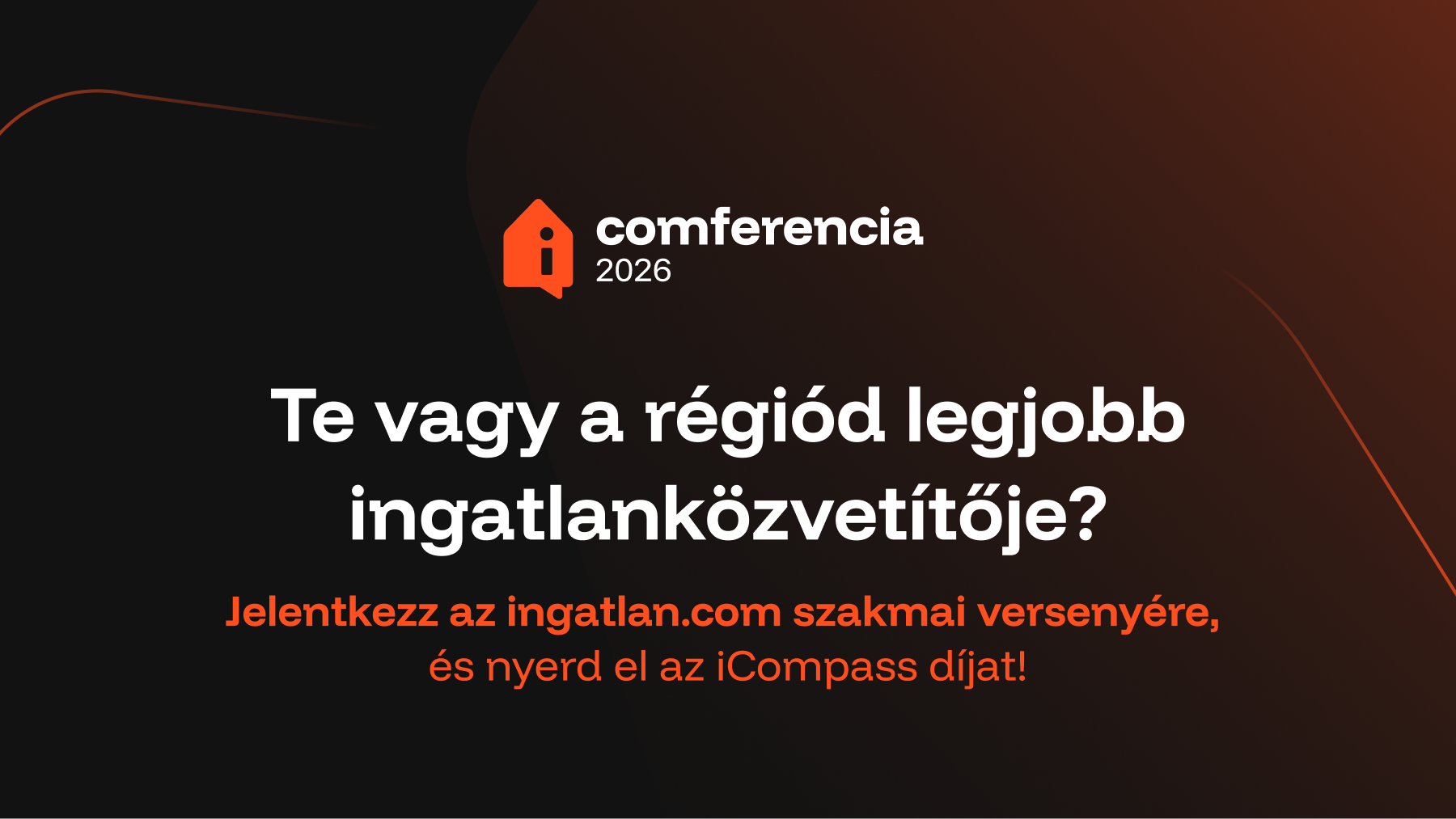 Az iCompass inatlanközvetítői pályázatot meghirdető illusztráció